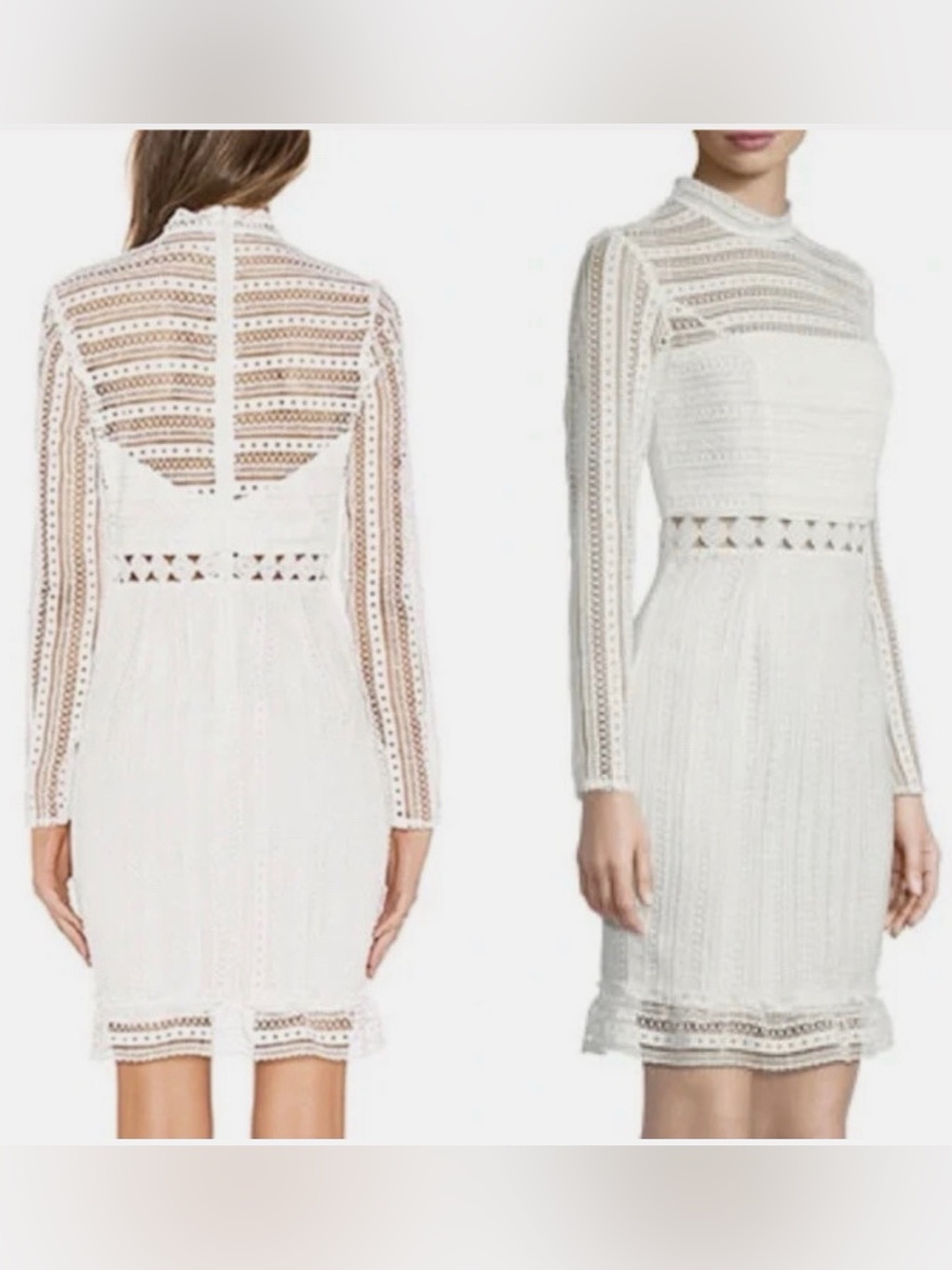 Bardot Vivian Ivory Lace Dress